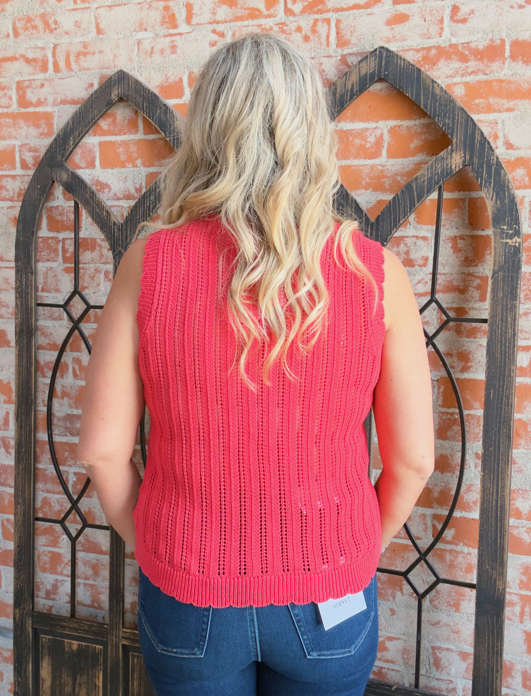 Making It Button Sweater Tank