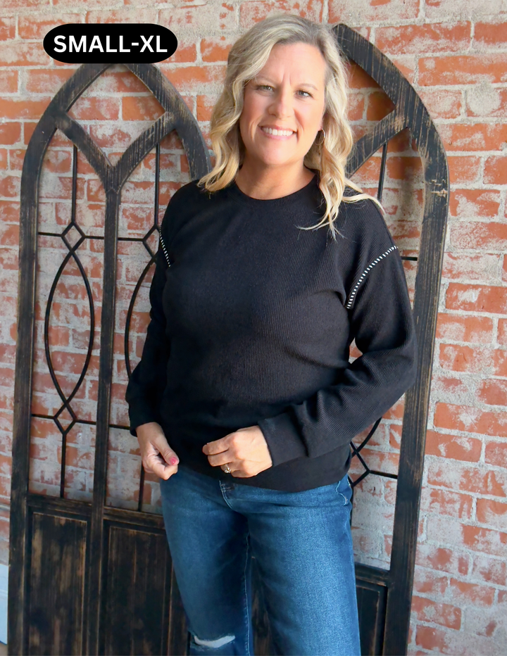 Stitched Up Sweater
