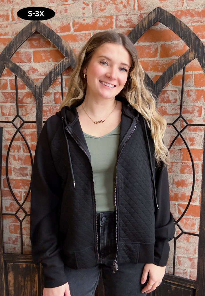 Keep Up With Me Quilted Jacket