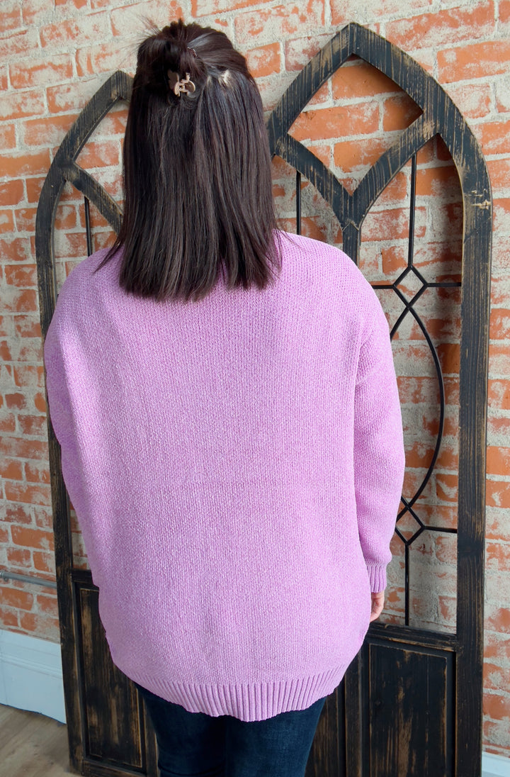 Super Chill Chenille Cardigan-Spring Colors