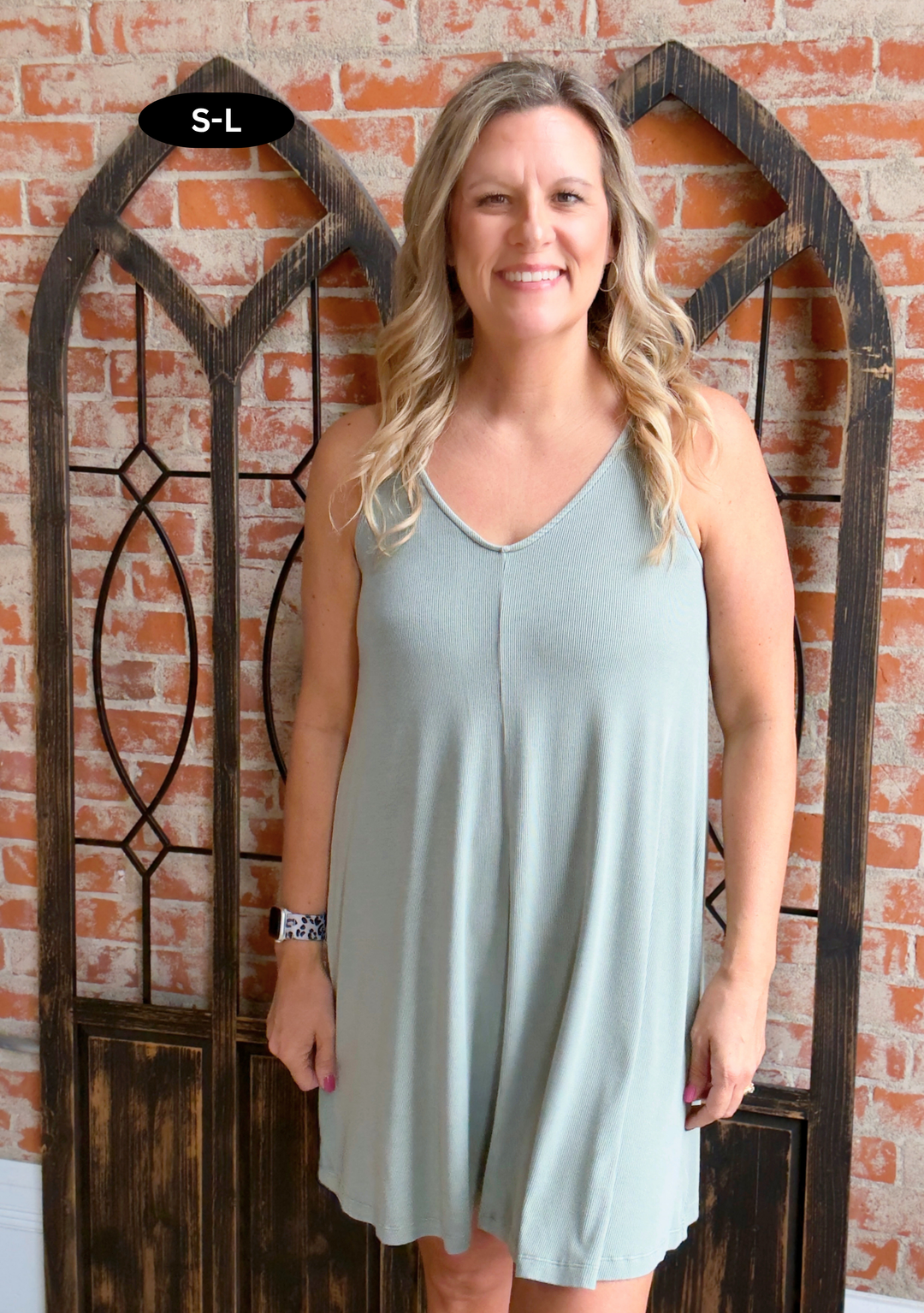 Talk Of The Town Ribbed Dress-3 Colors