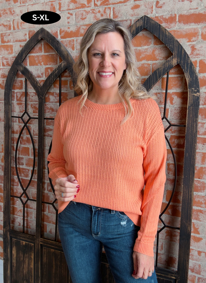 Papaya Punch Sweater
