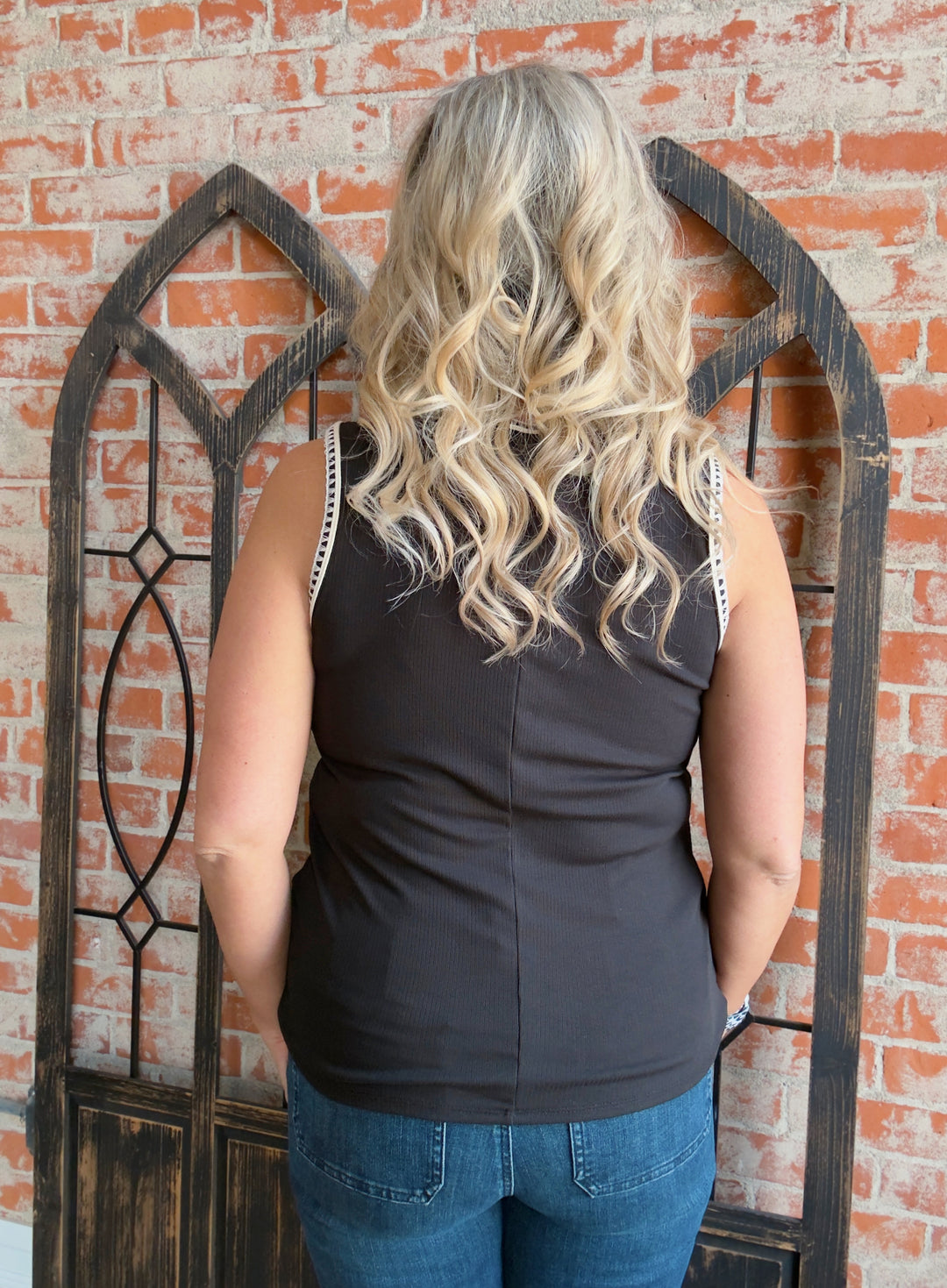 Whisper To Me Stitched Tank-2 Colors