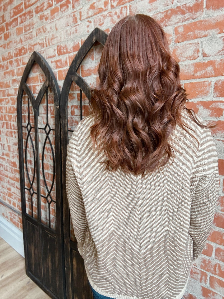 Totally Twisted Chevron Sweater
