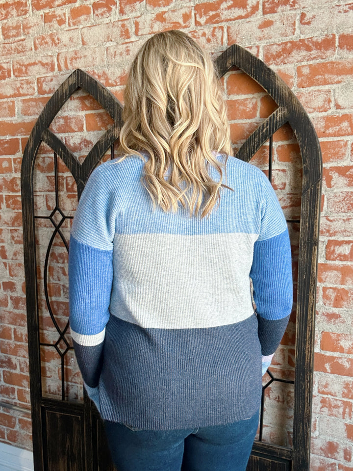 Tough Choice Color Block Sweater-2 Colors