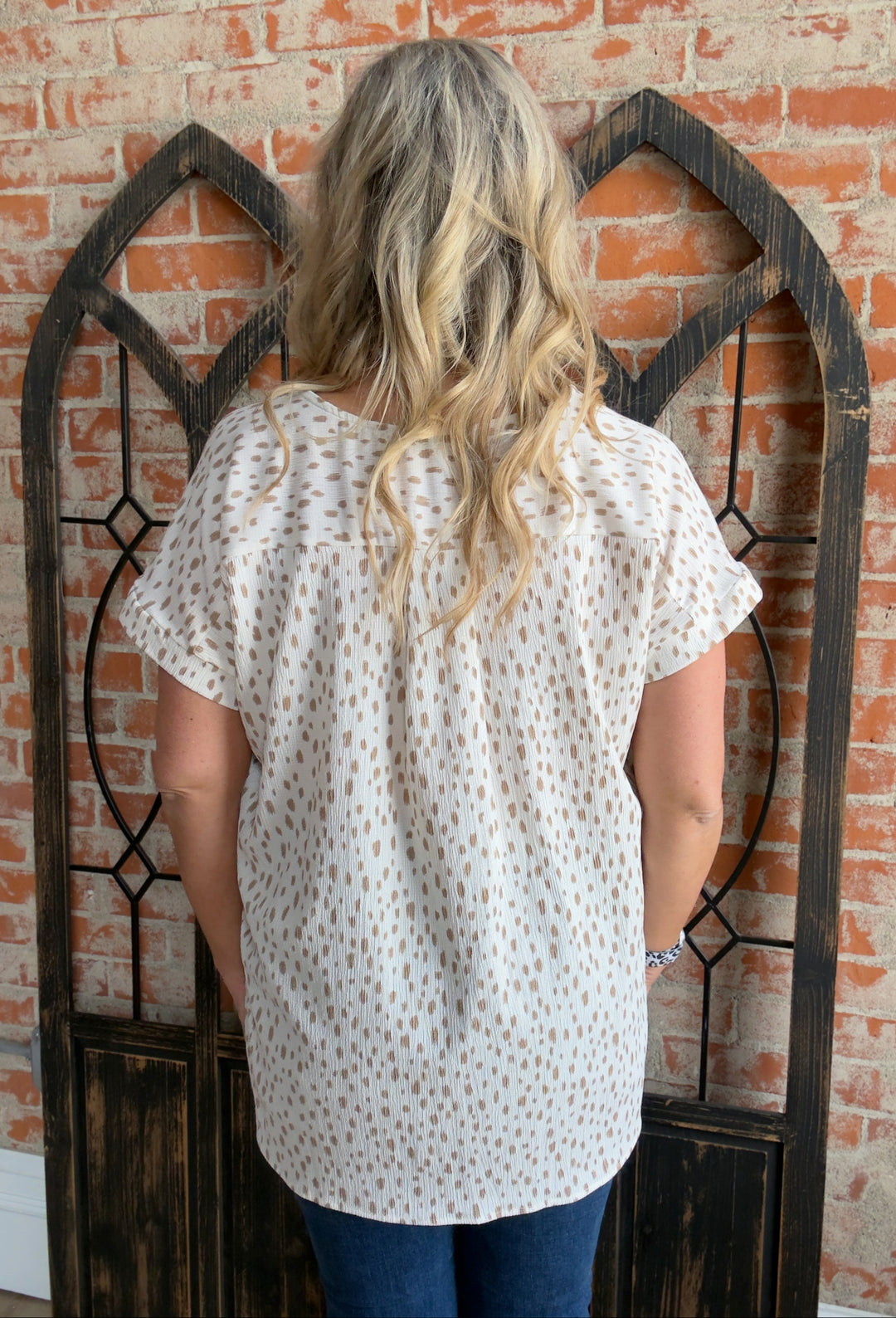 Get To Work Cheetah Blouse