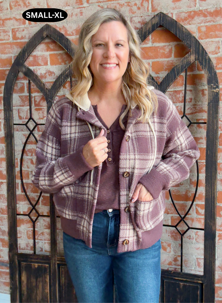 Lodge Life Jacket-Purple