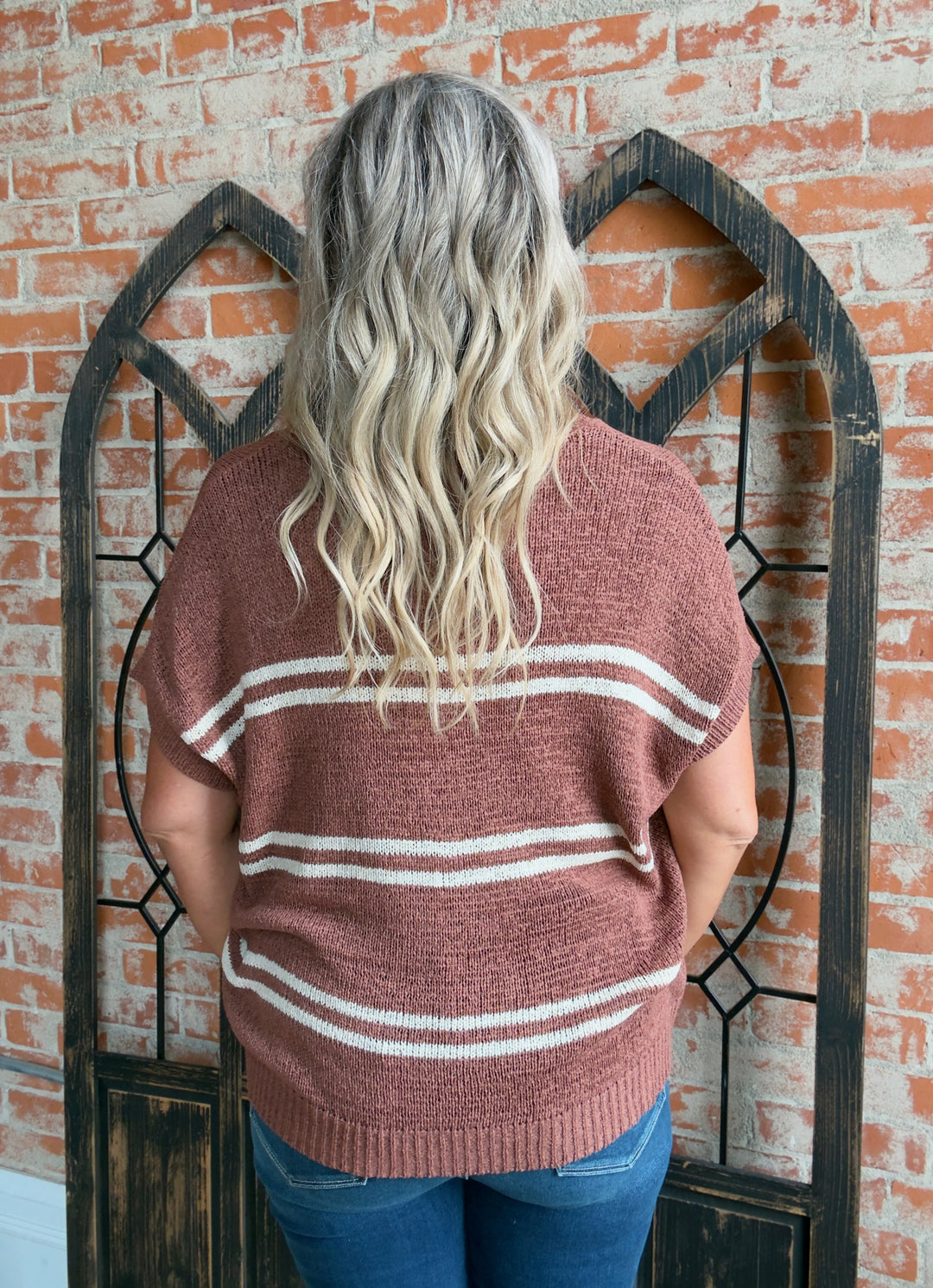You Bet Oversized Stripe Sweater