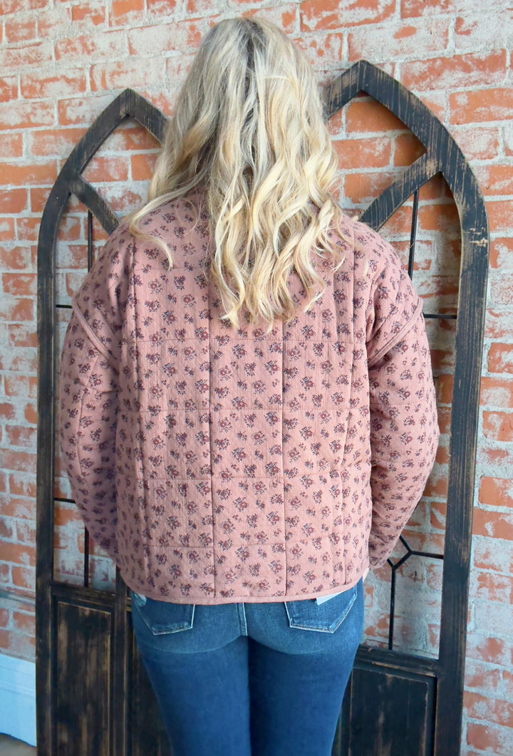 Pretty Girl Stride Floral Jacket