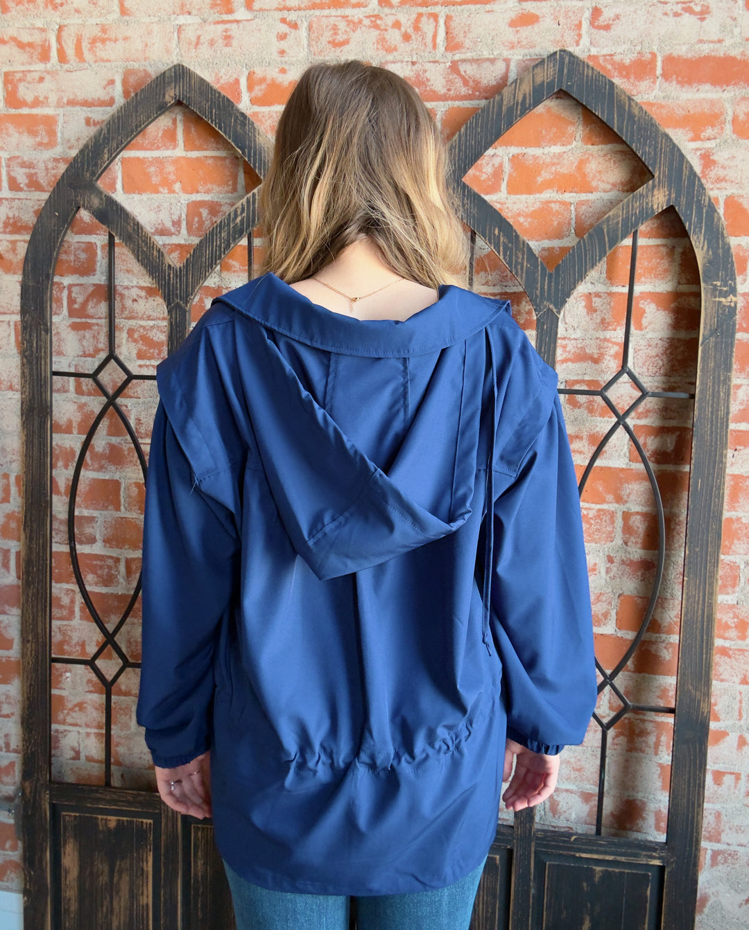 Just Go With It Spring Jacket- Black& Navy