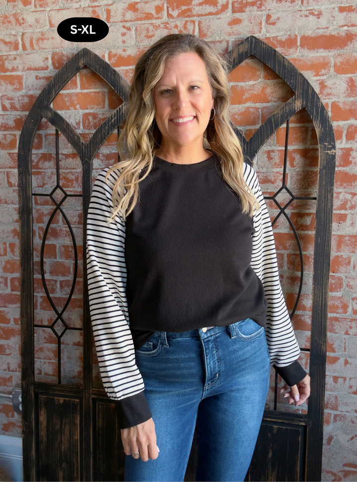 The Match Striped Sleeve