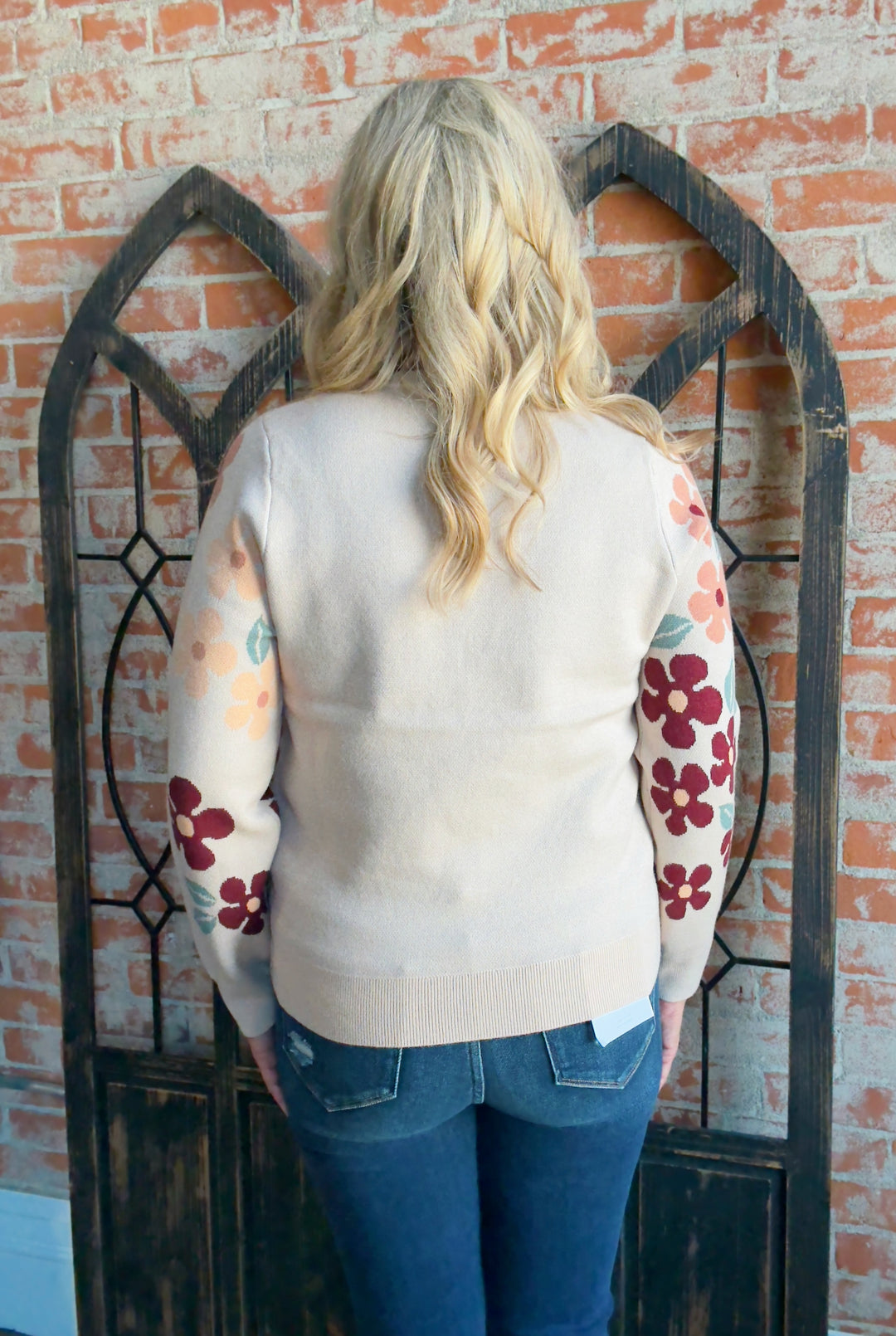 Season's Change Floral Sweater