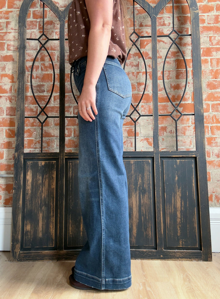 Judy Blue Staying Connected Wide Leg