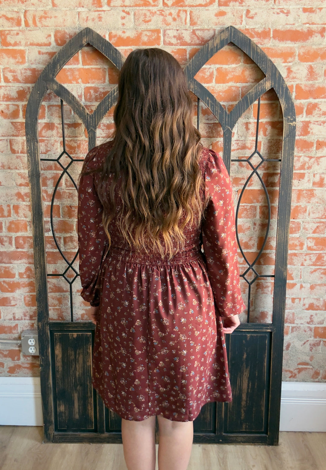 Precious Fall Floral Moment Dress