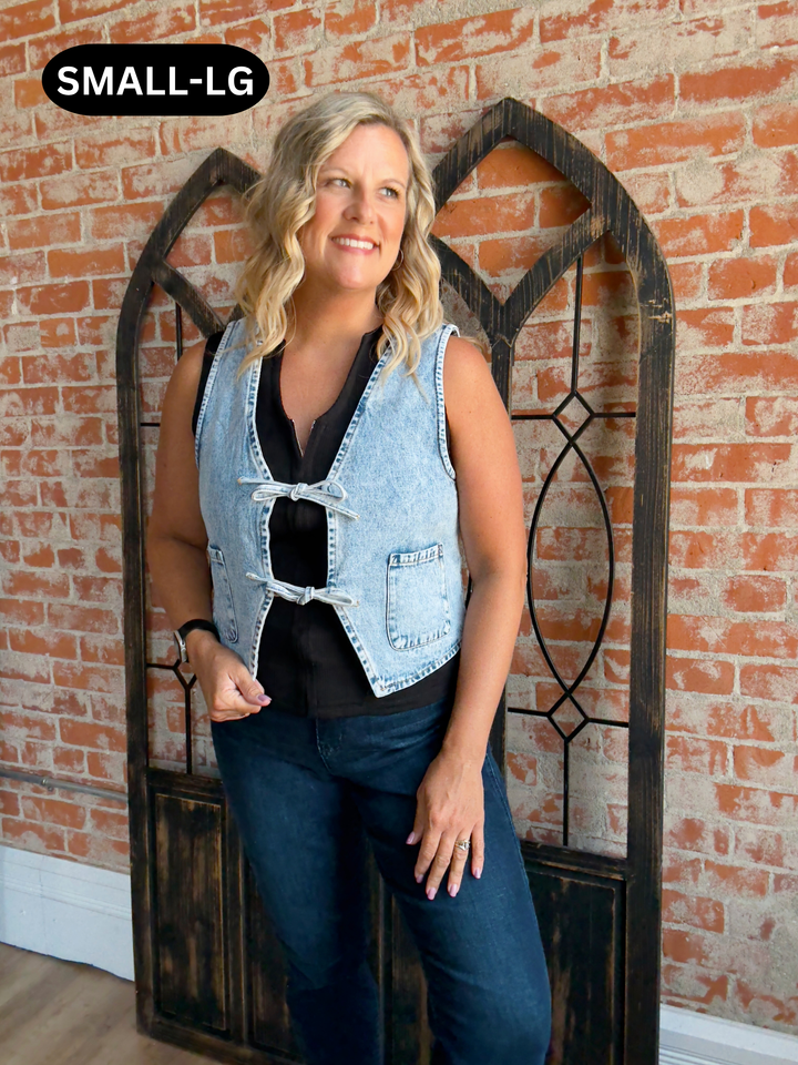 Make It Last Denim Vest