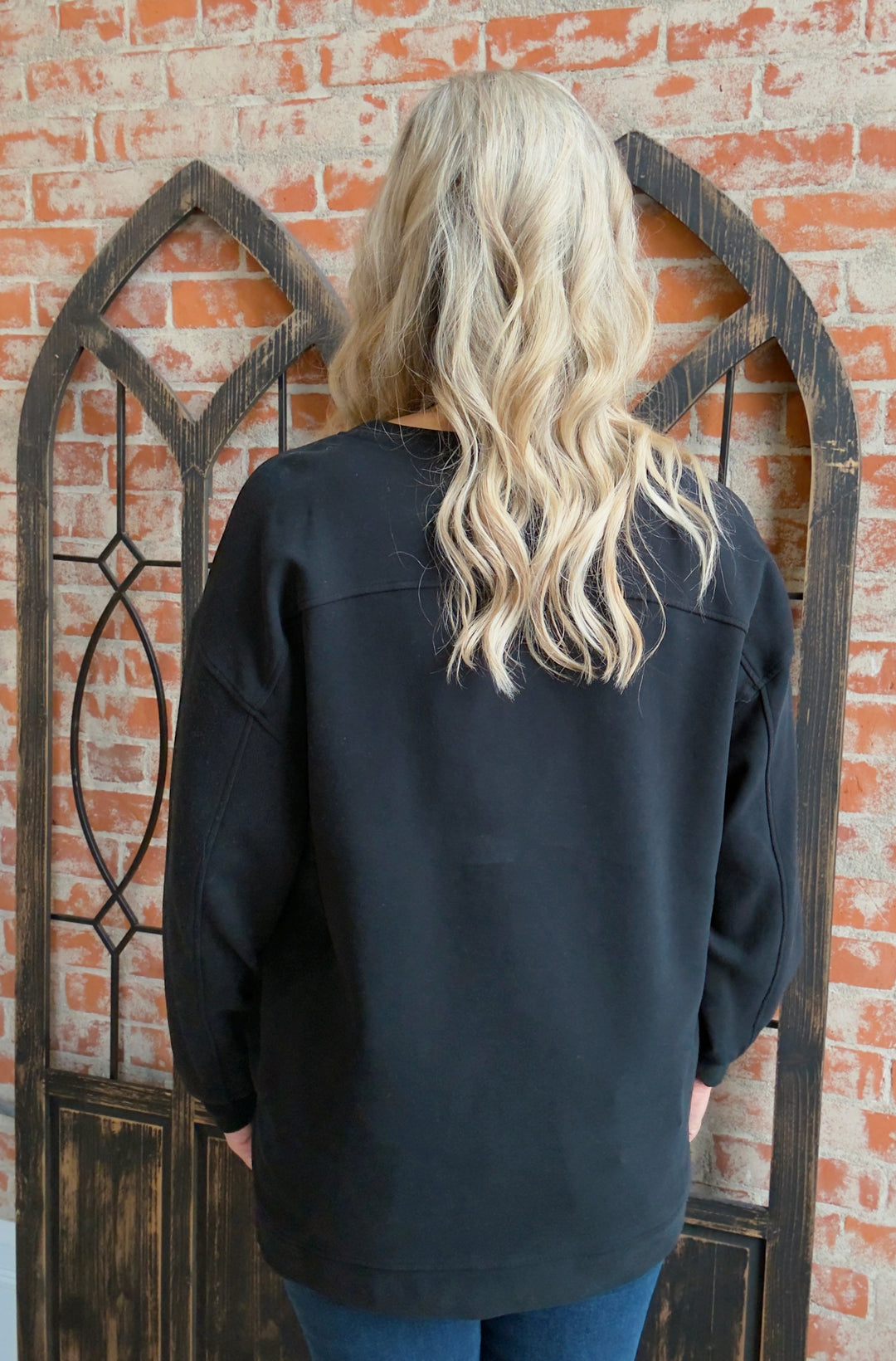 You've Got This Luxe Pullover-Black