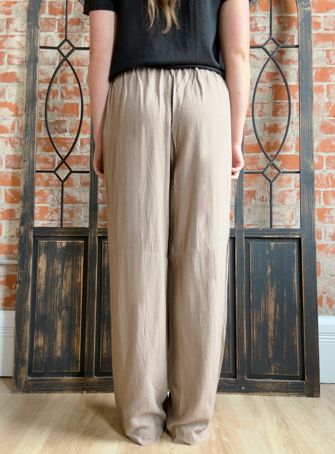 Breathe In Linen Pant-Cocoa