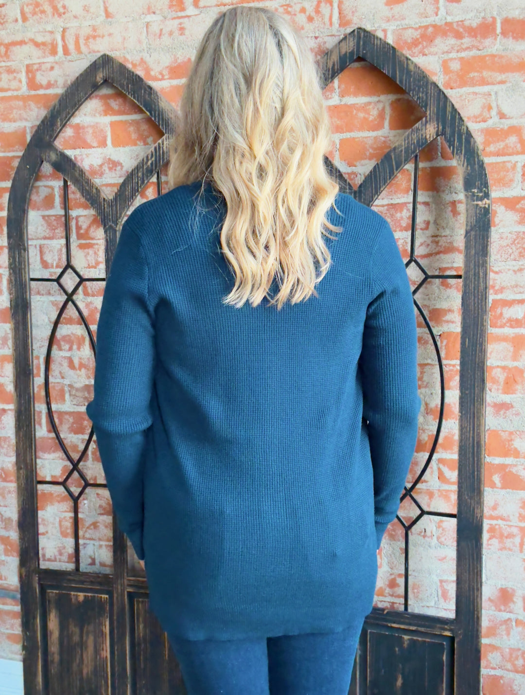 Feels Like Home Waffle Cardigan-2 Colors