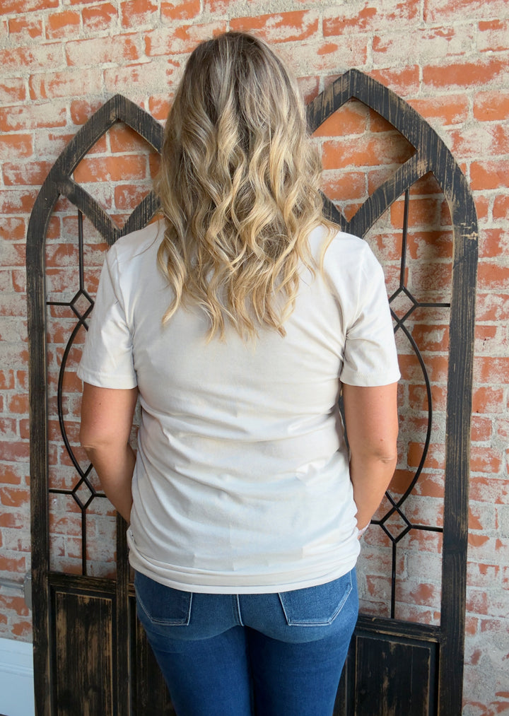 Boho Flower & Pumpkin Graphic Tee