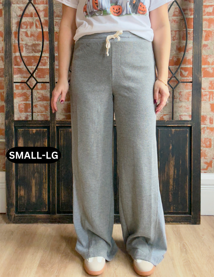 Late Nights Waffle Knit Pant