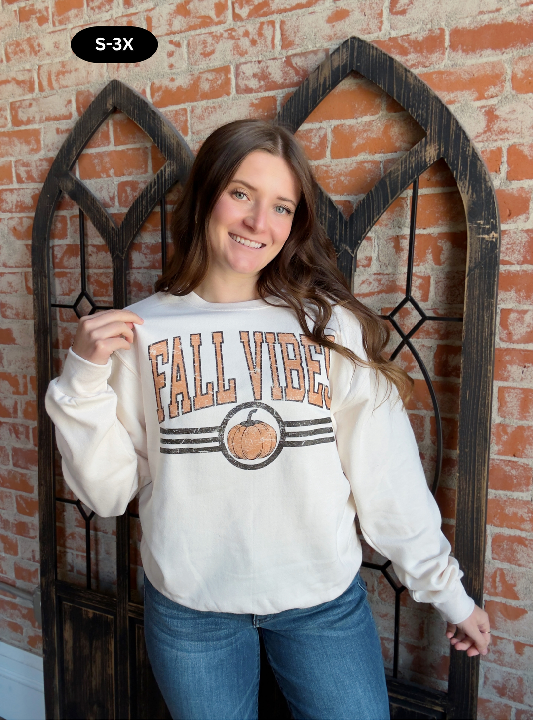 Retro Fall Vibes Crewneck