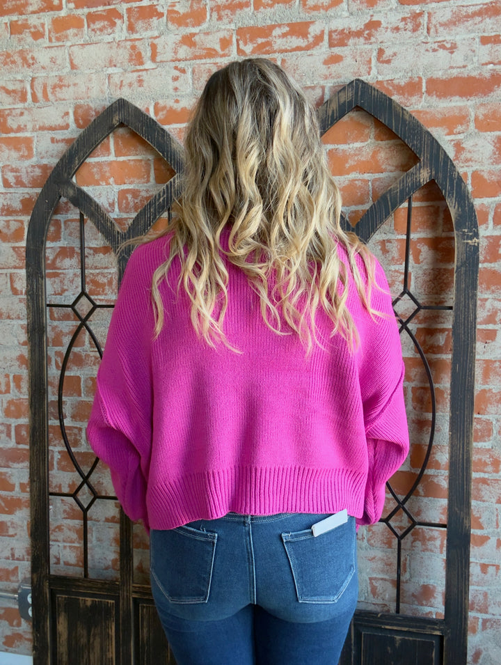 My Friend Mock Neck Sweater