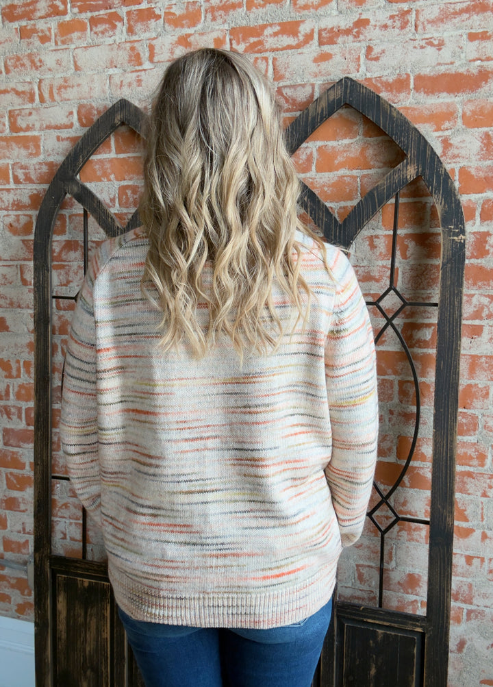 With The Wind Multi Stripe Sweater