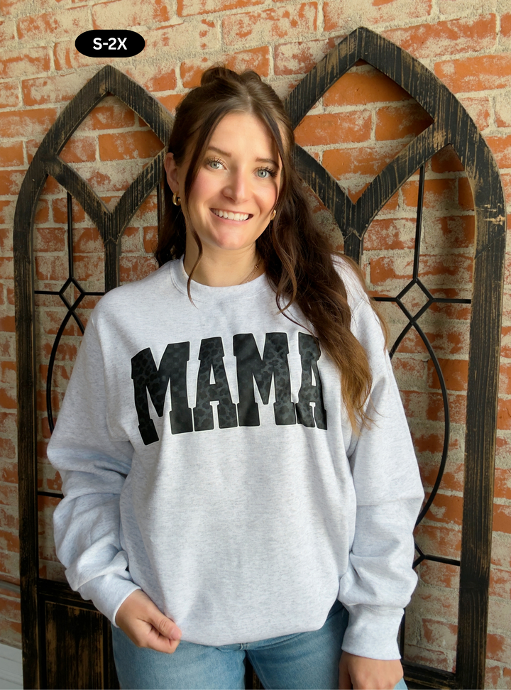 Mama Leopard Crewneck