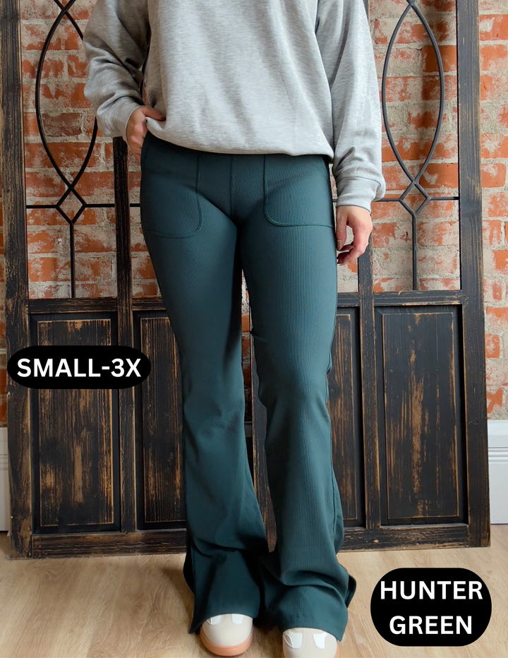 Feeling Snatched Ribbed Yoga Pant-2 Colors
