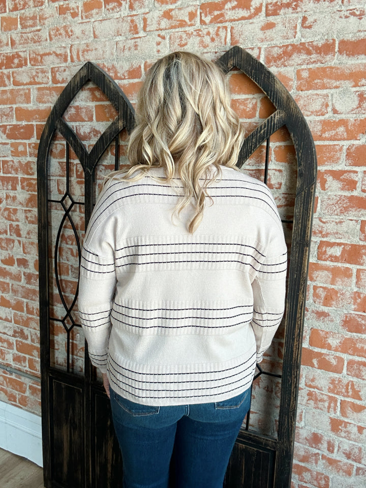 It's Always A Yes Striped Sweater-3 Colors