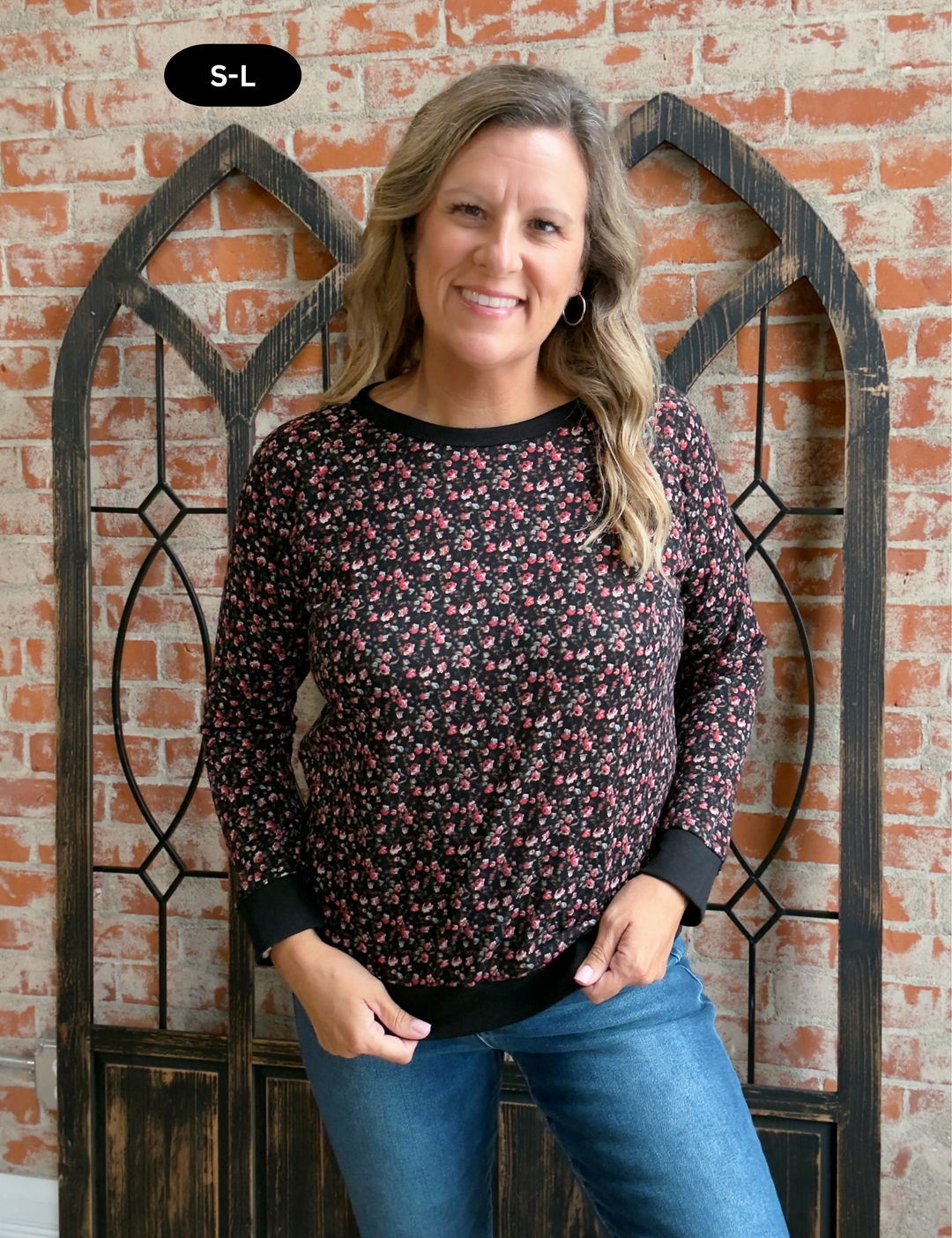 With Grace & Beauty Floral Long Sleeve