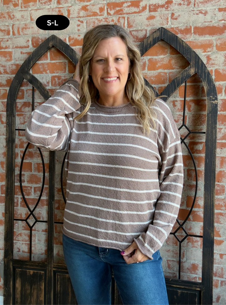 Follow The Rules Striped Sweater