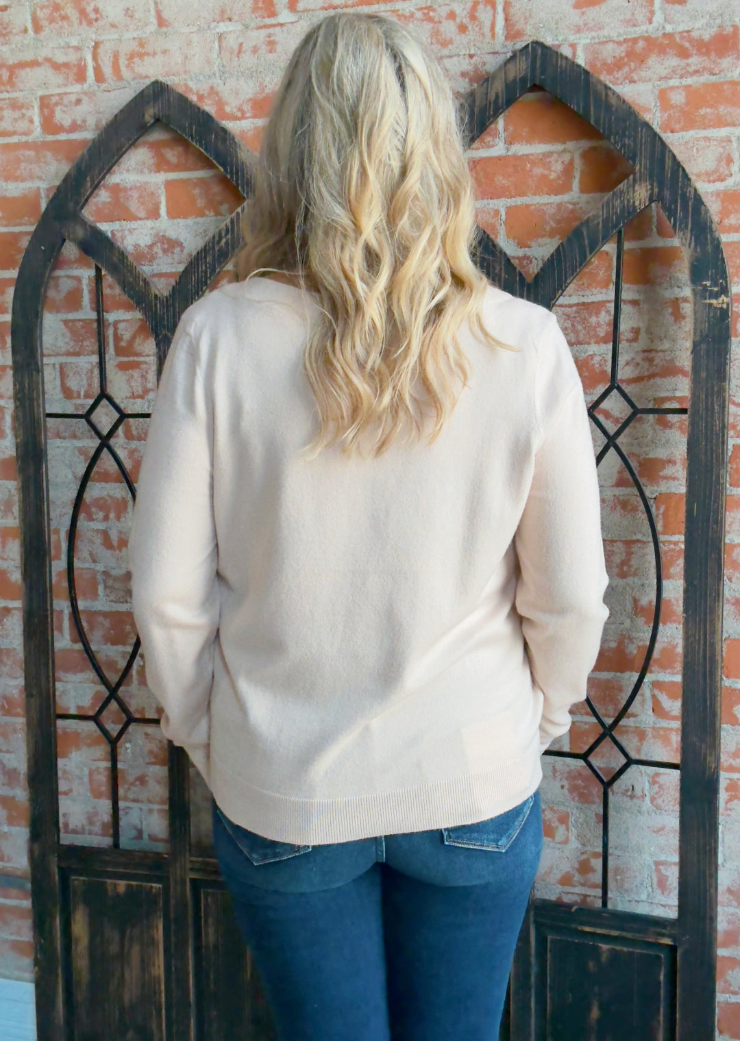 Wait For Me Almond Sweater