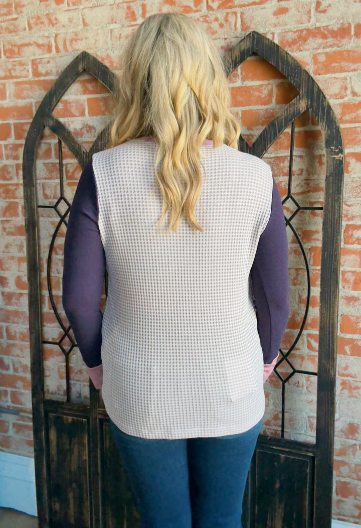 Plum Fairy Dust Color Block