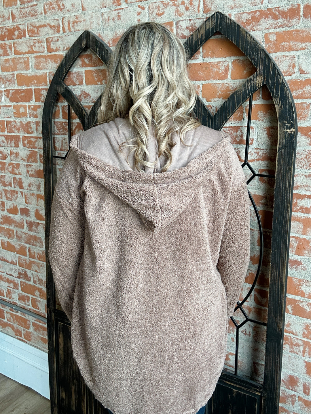 Like A Teddy Hooded Cardigan-2 Colors