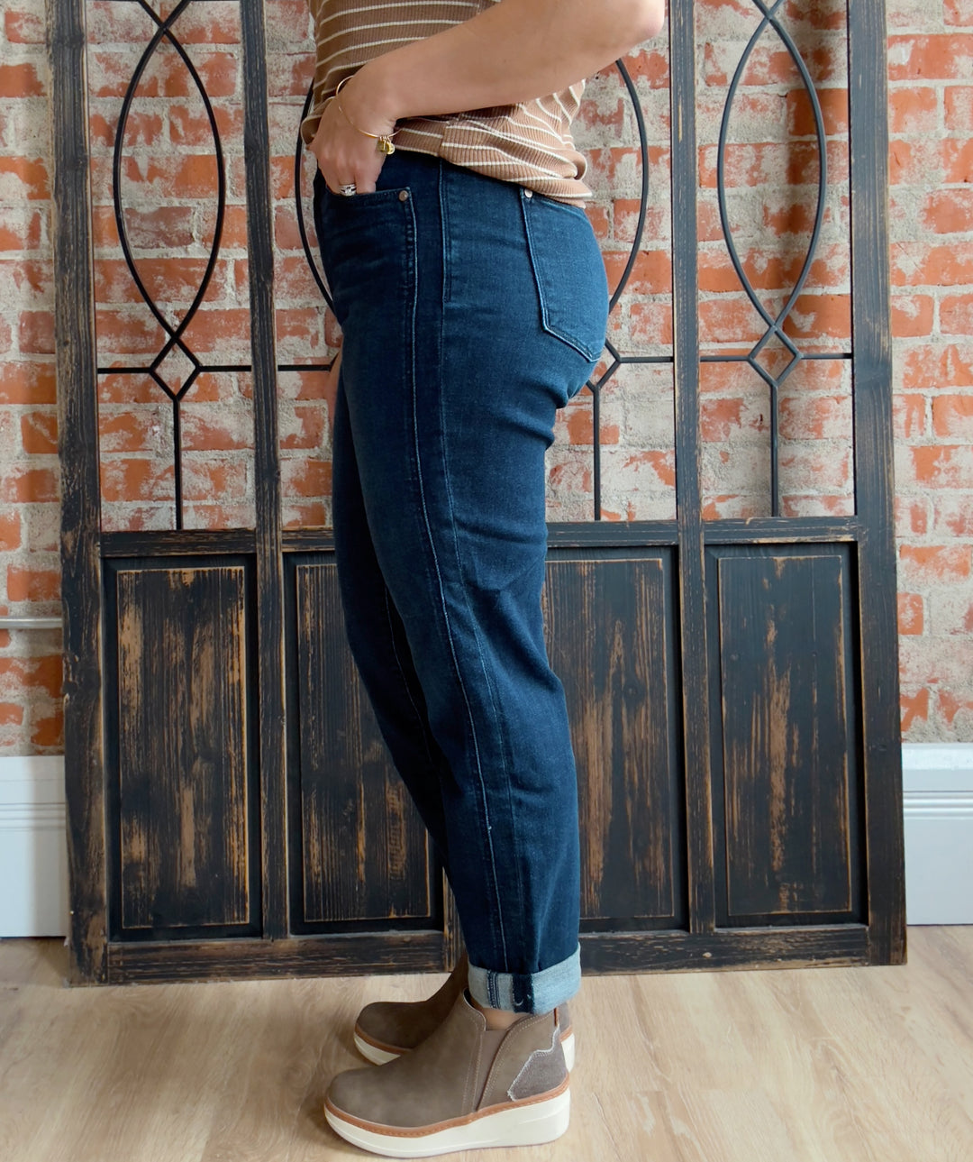 Judy Blue Set Me Free Boyfriend Jean