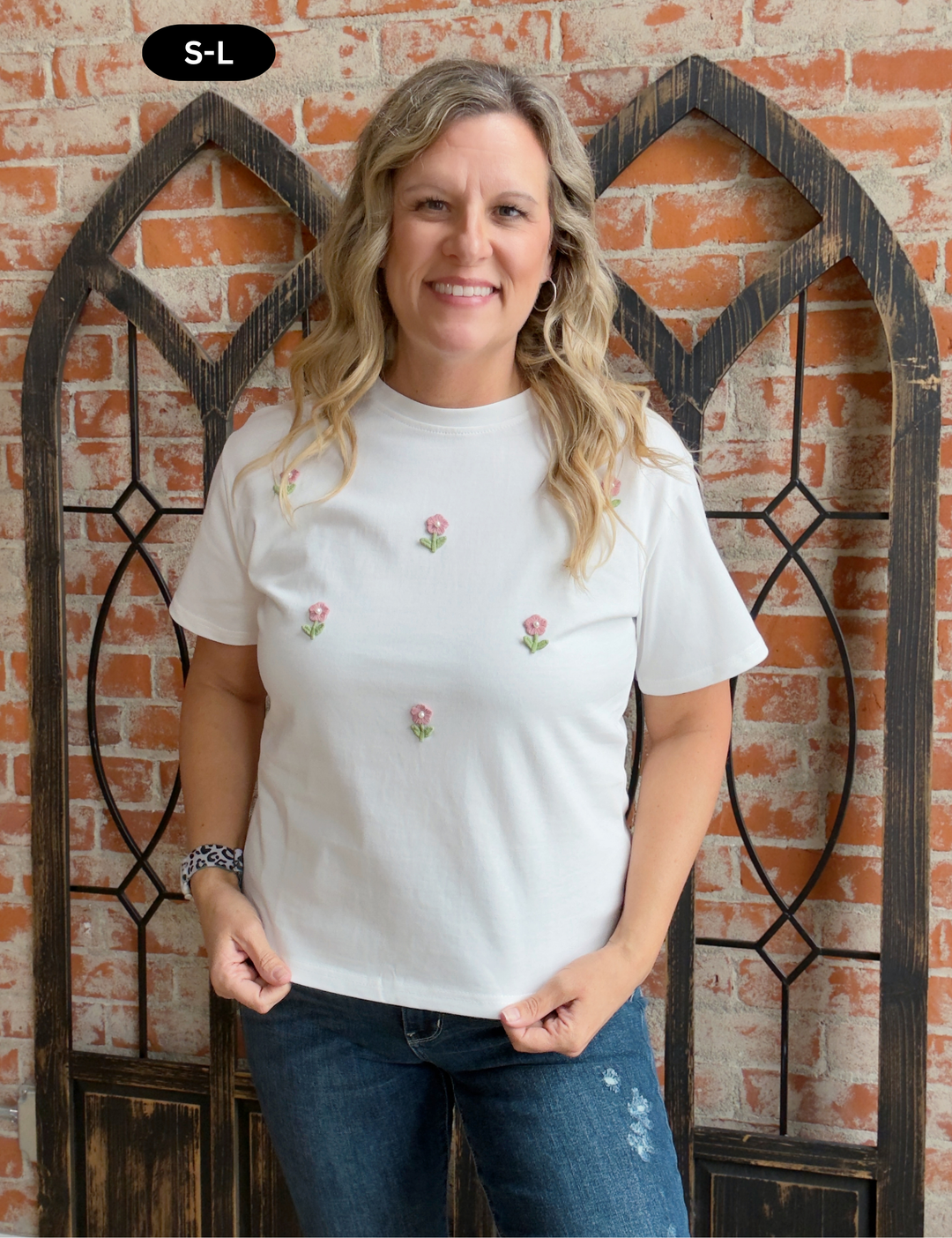 Pearl Floral Tee