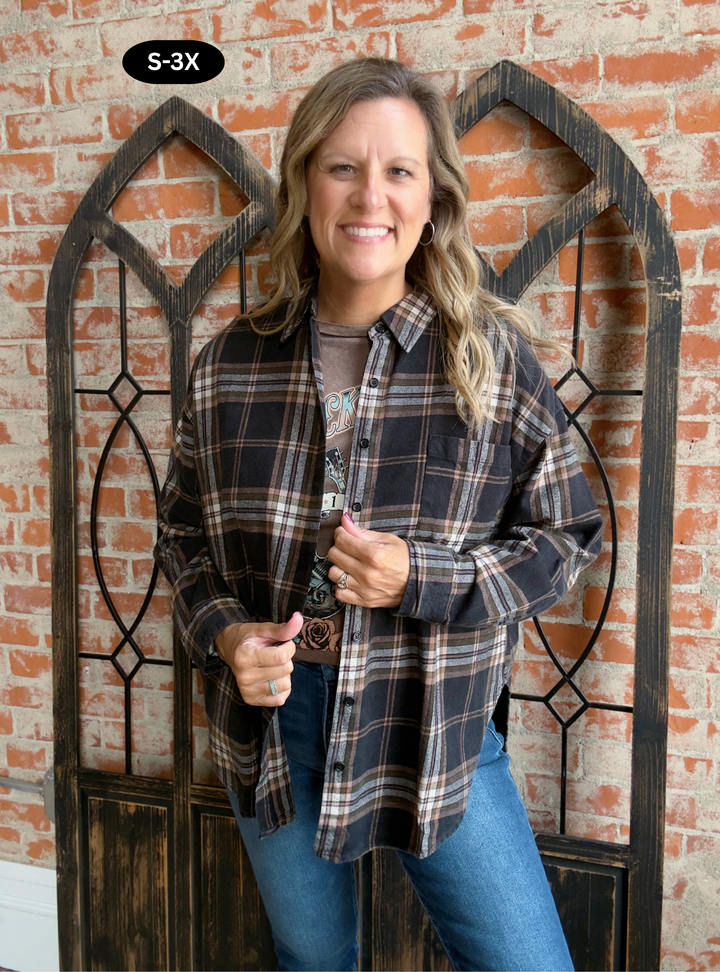 With Satisfaction Flannel