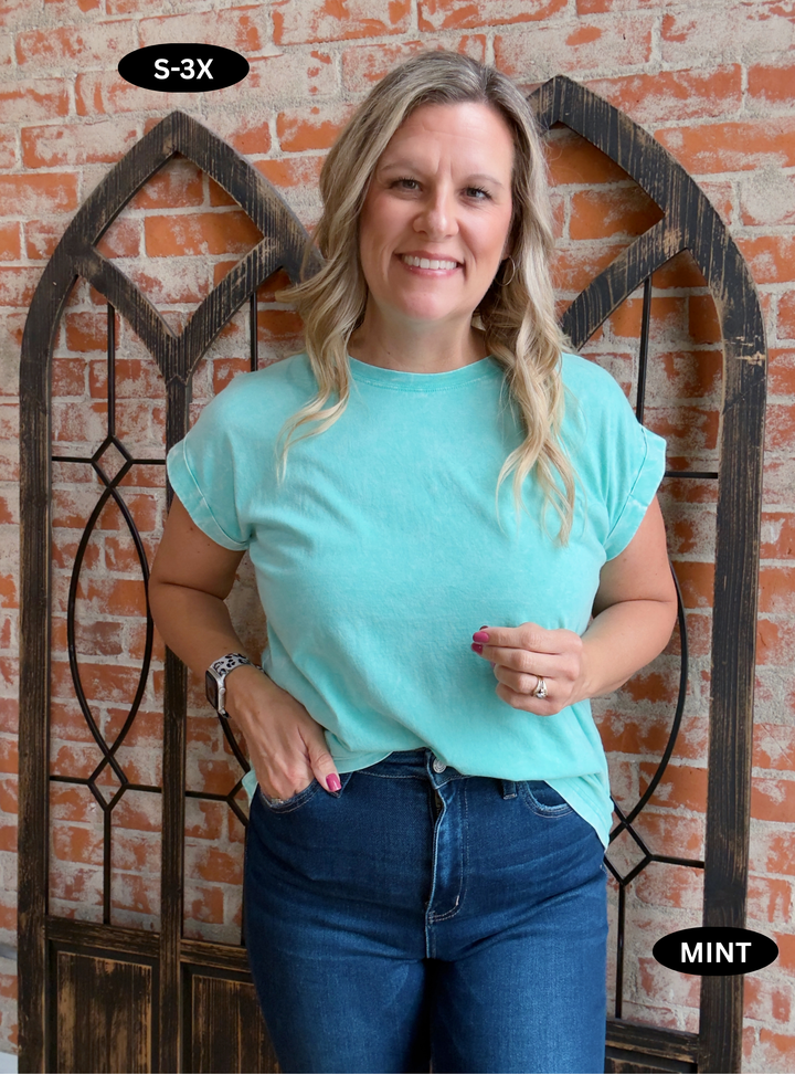 Noticing You Burnout Tee- Summer Colors
