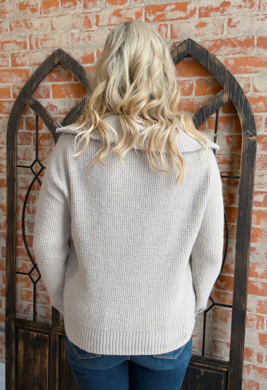 Take It Day To Day Halfzip Sweater