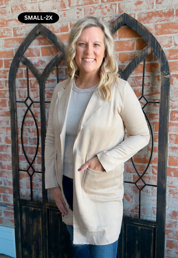 Simple Terms Suede Jacket