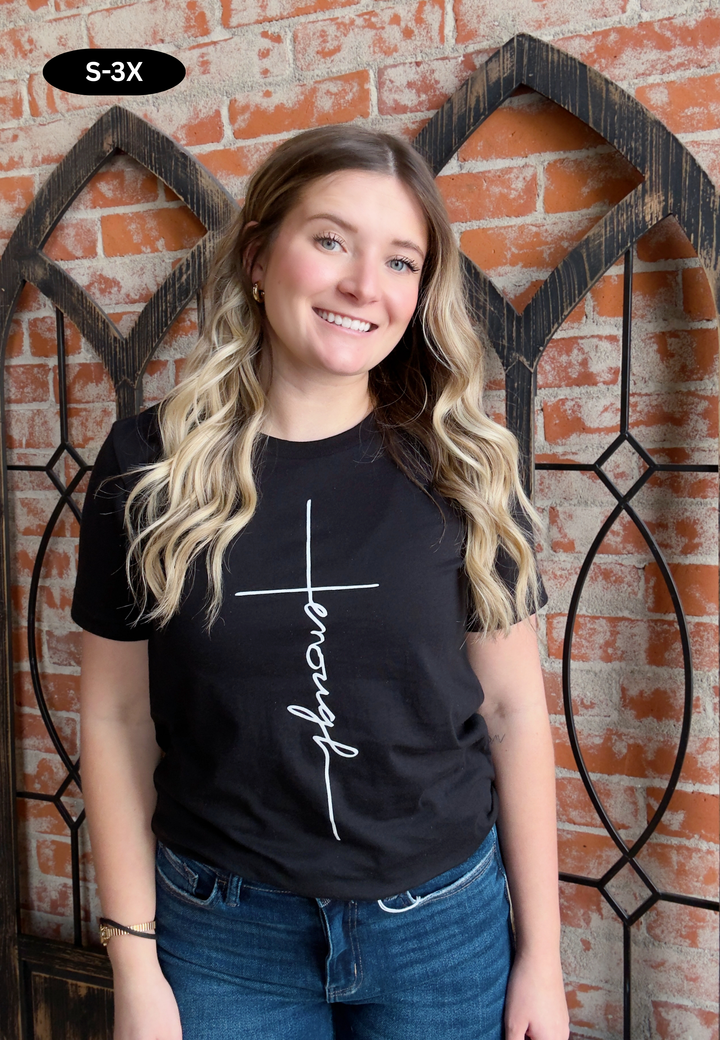 Script Enough Graphic Tee