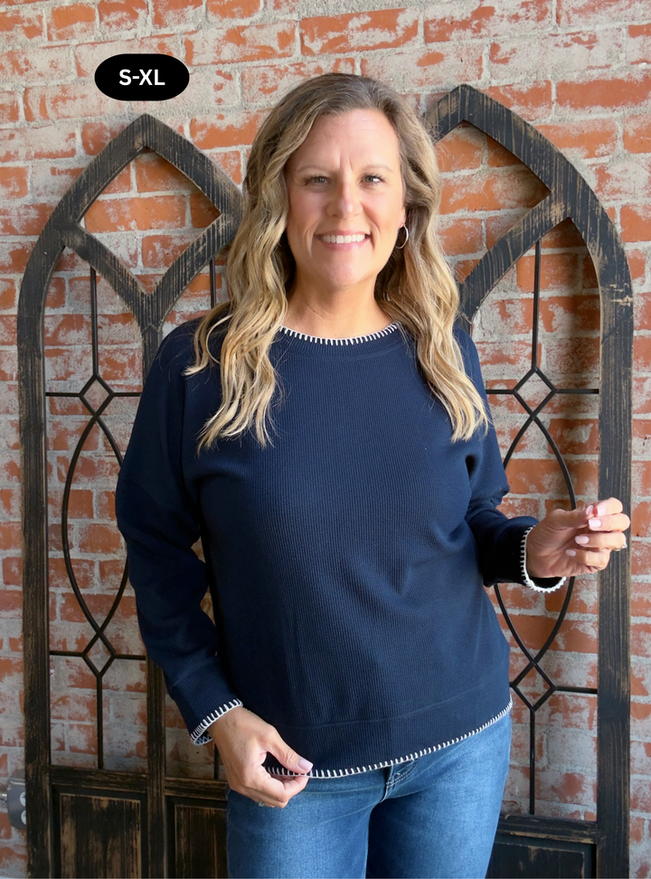 Shortcomings Stitched Long Sleeve