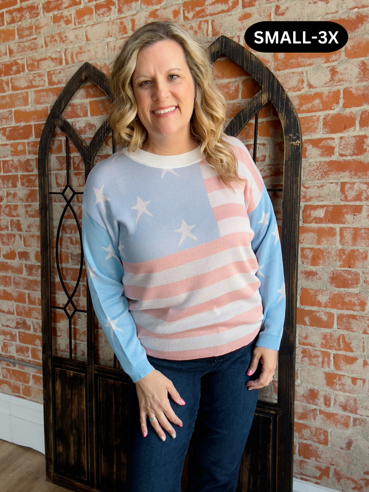 Ode To The Flag Light Sweater
