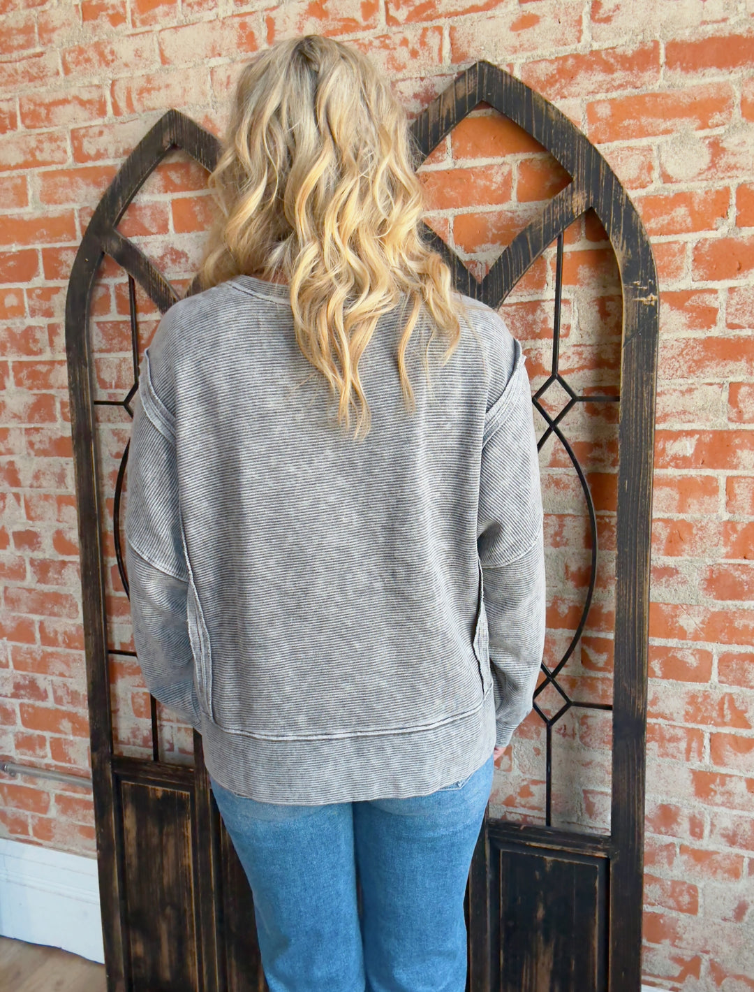 In Plain Sight Burnout Pullover