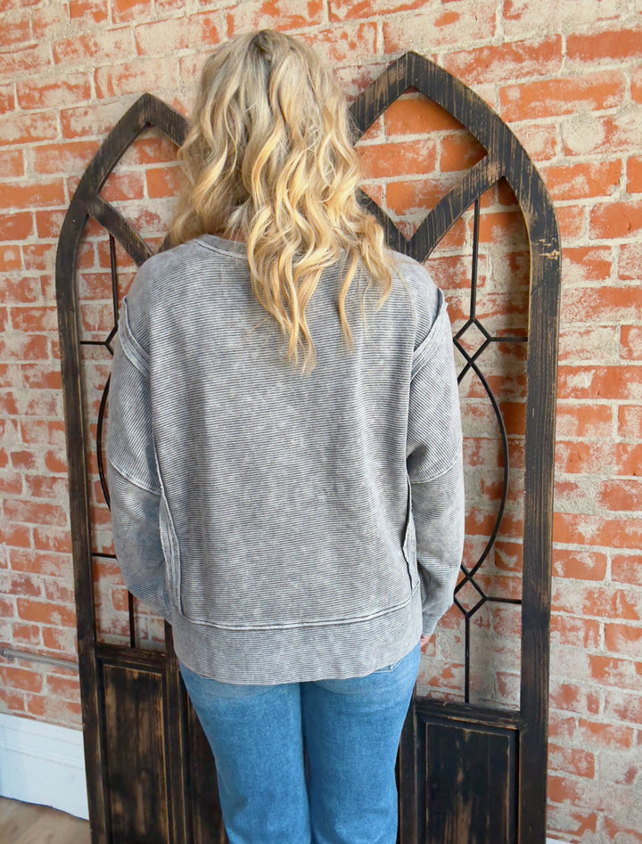 In Plain Sight Burnout Pullover