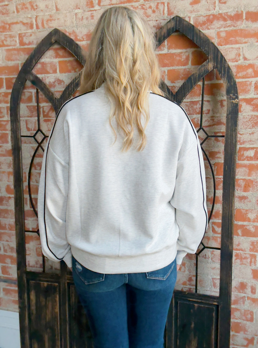 Let Me Be Scuba Piping Crewneck