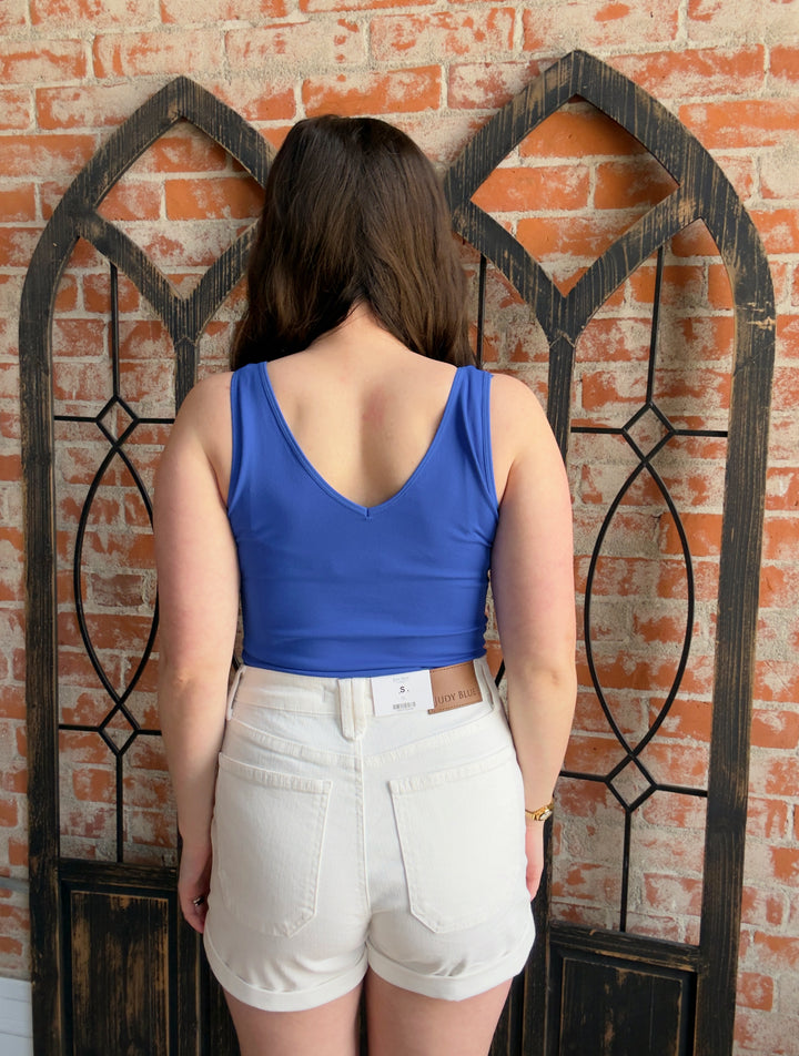 Favored Reversible Tank-Royal Blue