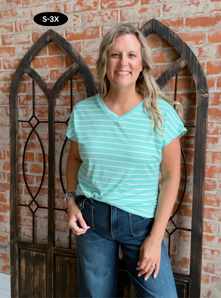 Please Me Striped Tee