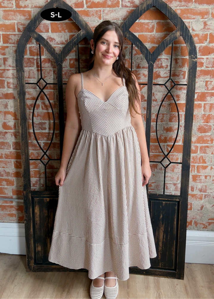 Guide You Home Striped Dress